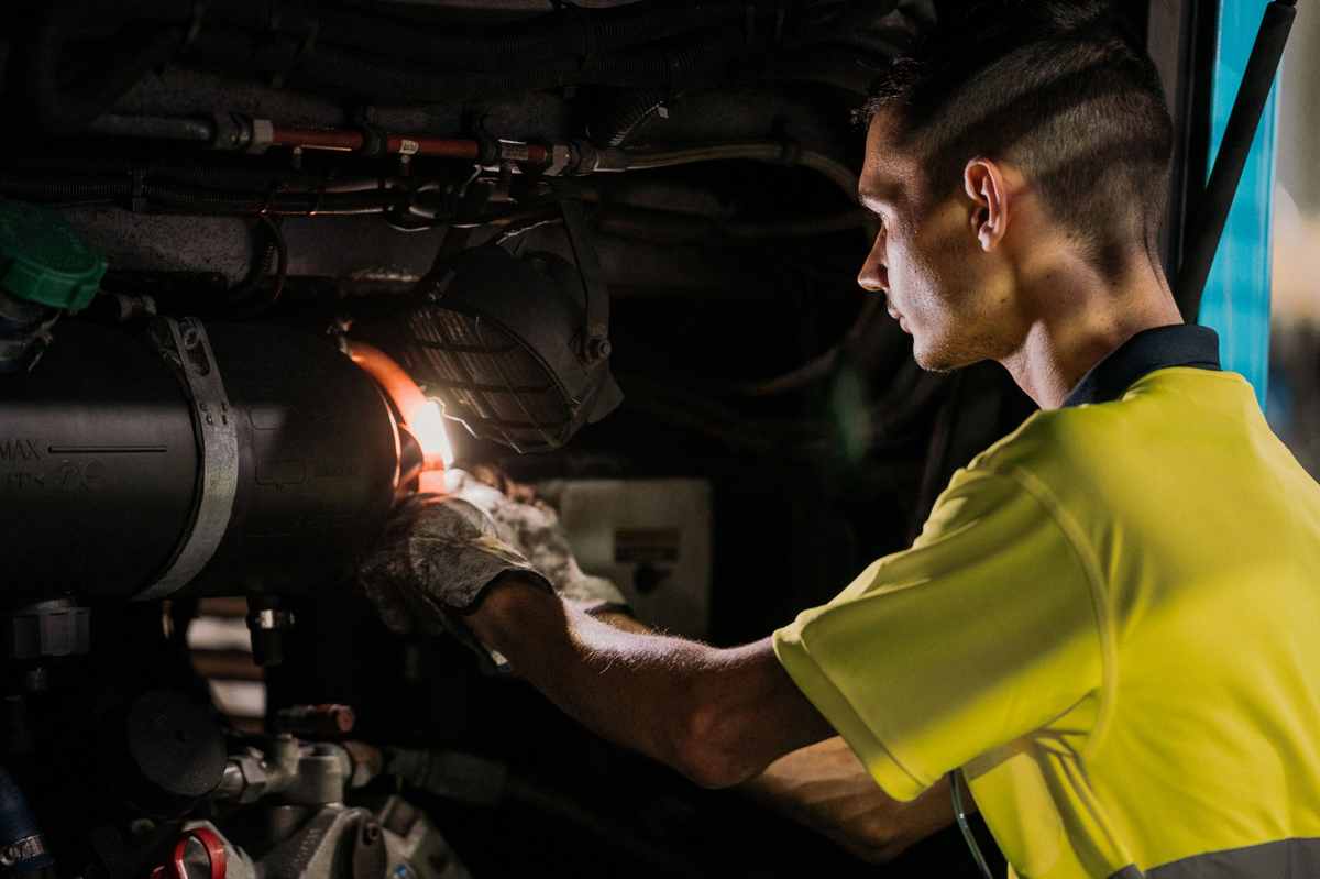 Hombre de mantenimiento